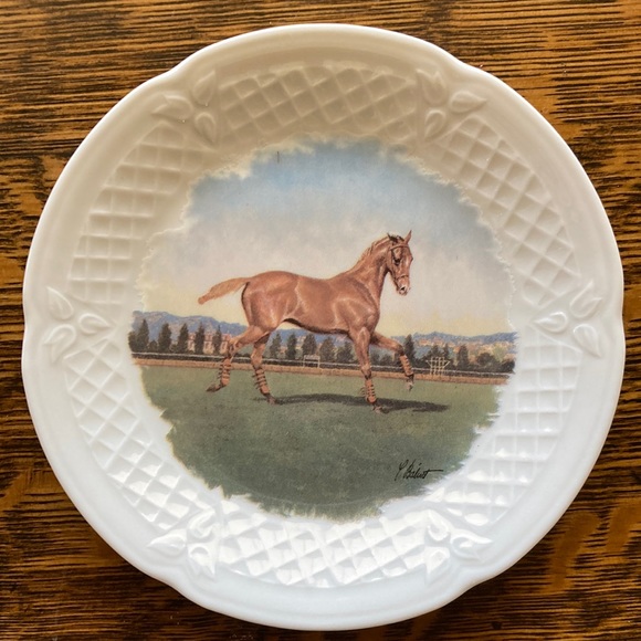 Philippe Deshoulières’s French white Limoges porcelain elegant set 6 horses rare - Picture 6 of 10